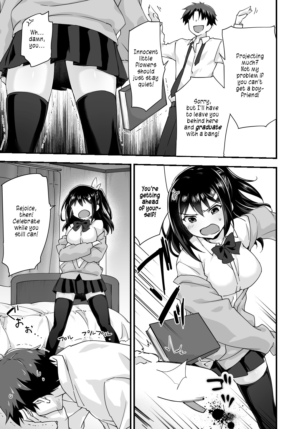 Hentai Manga Comic-Querrel Sex with a Childhood Friend-Read-6